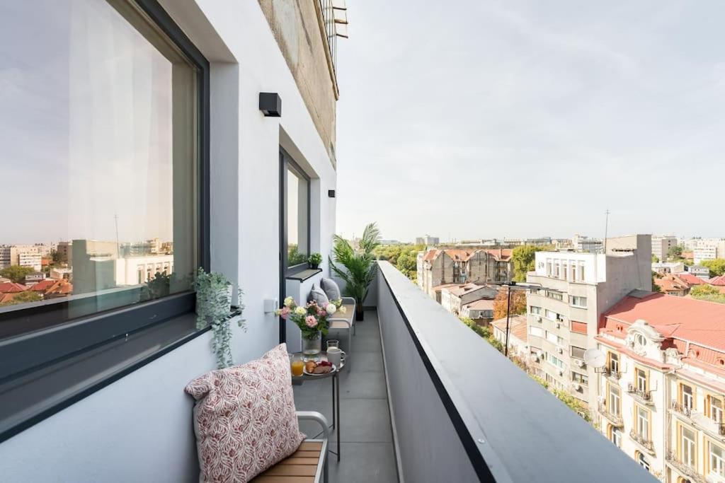 布加勒斯特Stunning Views 3Br Sunny Flat - Amazing Terrace公寓 外观 照片